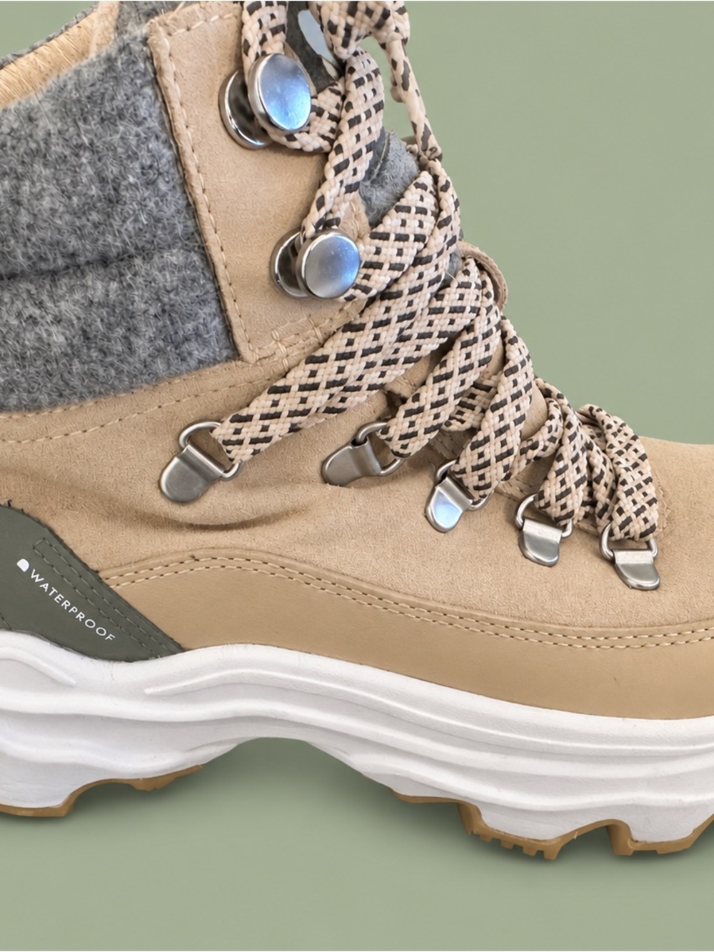 SOREL waterproof Tan Suede Hiking-Style Boot - 
 Kinetic Breakthru Conquest